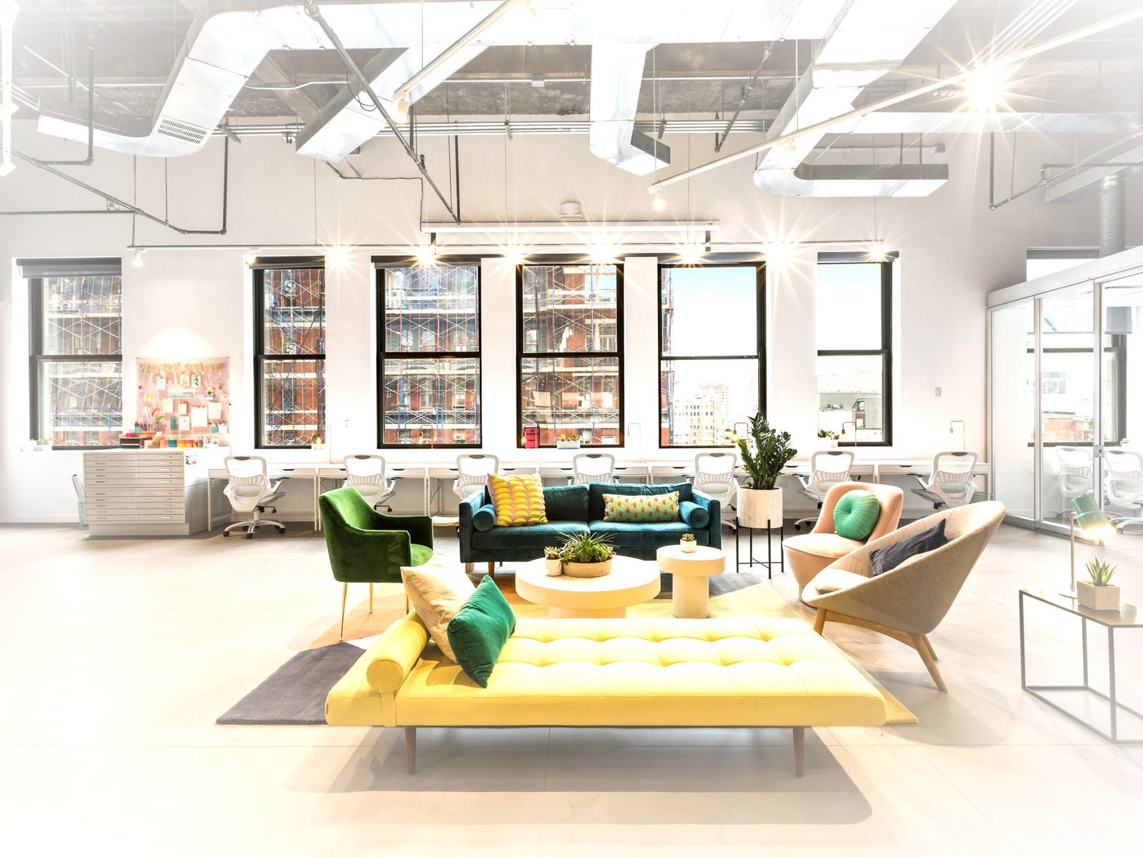 Bright loft interior photographed by Expose This House